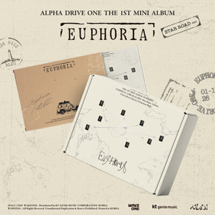 ALPHA DRIVE ONE (알파드라이브원) - EUPHORIA - [STAR ROAD VER.] - 1ST MINI ALBUM