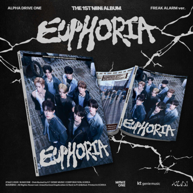ALPHA DRIVE ONE (알파드라이브원) - EUPHORIA - [FREAK ALARM VER.] - 1ST MINI ALBUM