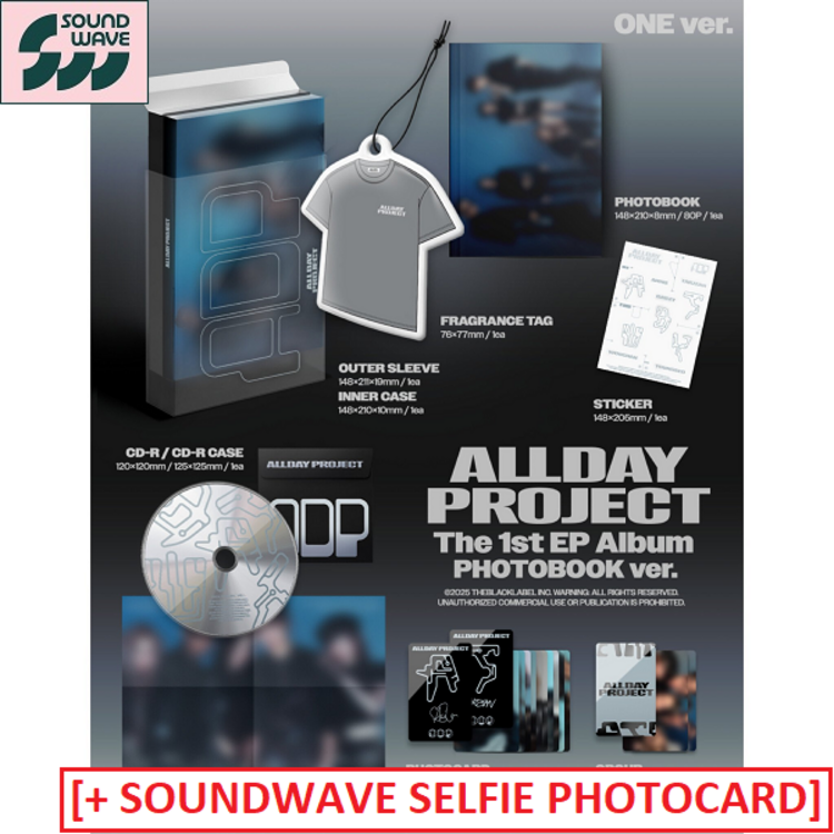 [PREORDER] ALLDAY PROJECT (올데이 프로젝트) - THE 1ST EP ALBUM [PHOTOBOOK VER.] + [LUCKY DRAW SOUNDWAVE PHOTOCARD]