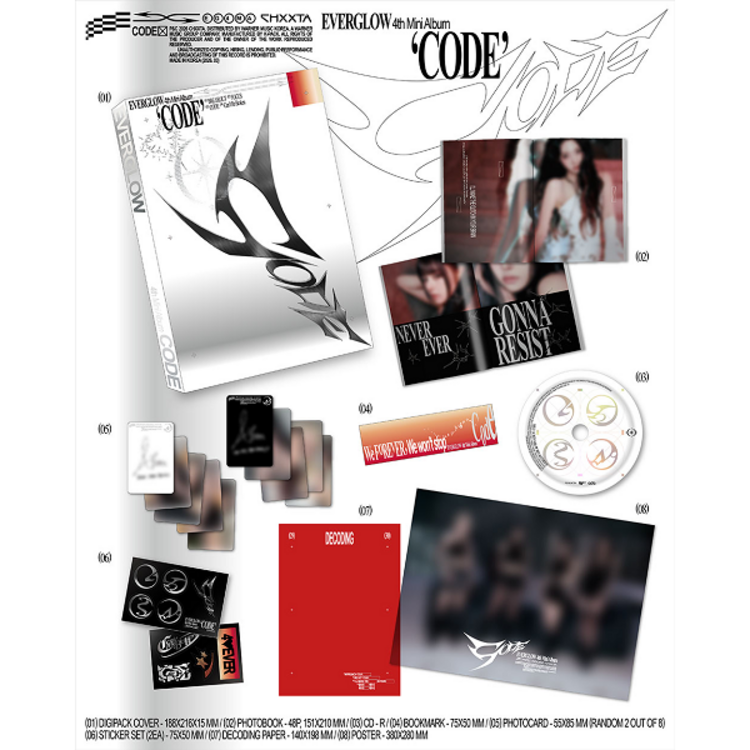 EVERGLOW (에버글로우) - CODE - 4TH MINI ALBUM