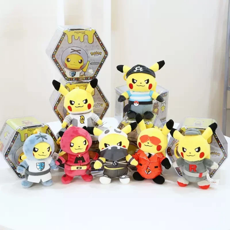 POKEMON - PIKACHU [MISCHIEF COSPLAY] - PLUSH DOLL CHARM BLINDBOX