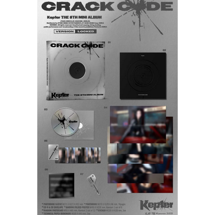 [PREORDER] KEP1ER (케플러) - CRACK CODE - 8TH MINI ALBUM