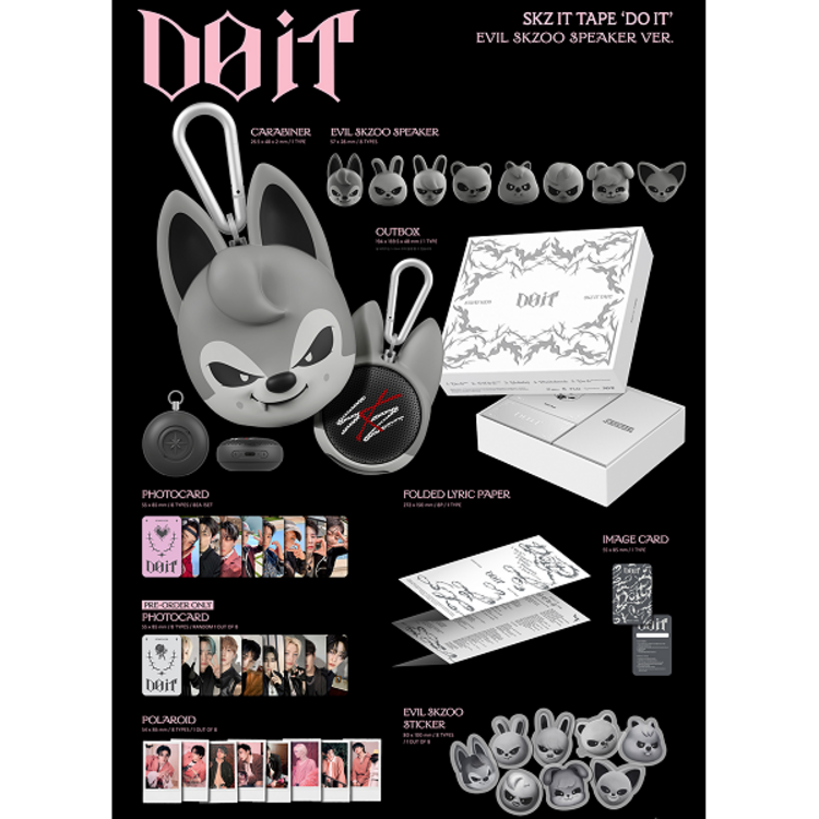 STRAY KIDS (스트레이 키즈) - SKZ IT TAPE "DO IT" [LIMITED / EVIL SKZOO SPEAKER VER.] - SPECIAL ALBUM