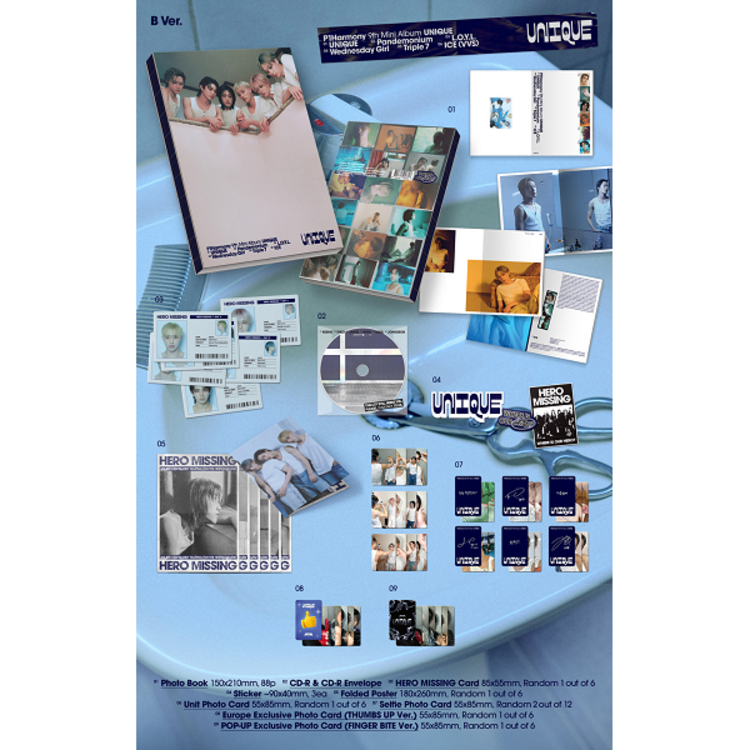 P1HARMONY - UNIQUE - EUROPE POP-UP EXCLUSIVE