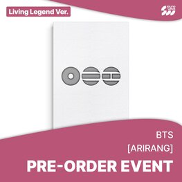 [PREORDER] BTS (방탄소년단) - ARIRANG - [LIVING LEGEND VER.] - 5TH ALBUM + [SOUNDWAVE PHOTOCARD]