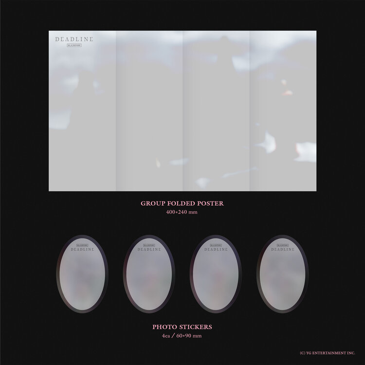 BLACKPINK (블랙핑크) - DEADLINE - [BLACK + PINK VER. SET] - 3RD MINI ALBUM + [WEVERSE GIFT]
