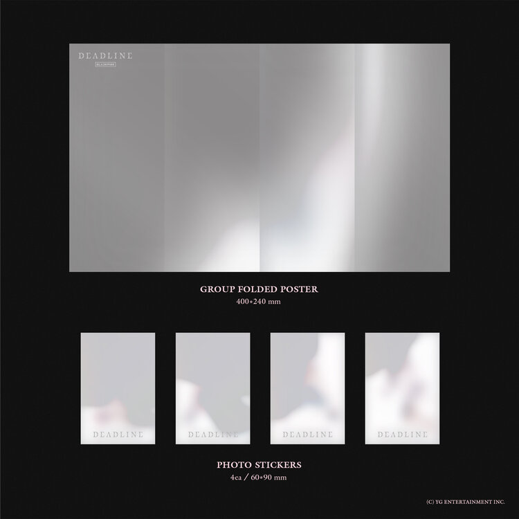 BLACKPINK (블랙핑크) - DEADLINE - [BLACK + PINK VER. SET] - 3RD MINI ALBUM + [WEVERSE GIFT]