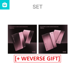 BLACKPINK (블랙핑크) - DEADLINE - [BLACK + PINK VER. SET] - 3RD MINI ALBUM + [WEVERSE GIFT]