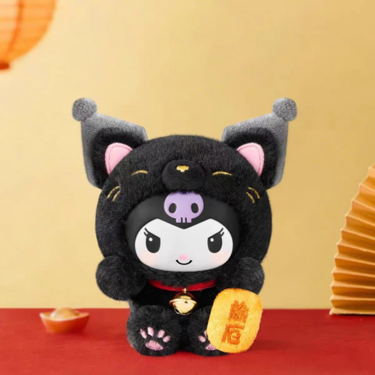 TOP TOY - SANRIO CHARACTERS [LUCKY CAT] - PLUSH DOLL KEYCHAIN BLINDBOX