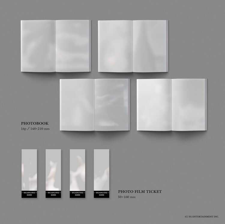 BLACKPINK (블랙핑크) - DEADLINE - [SILVER VER. / SET] - 3RD MINI ALBUM + [WEVERSE GIFT]
