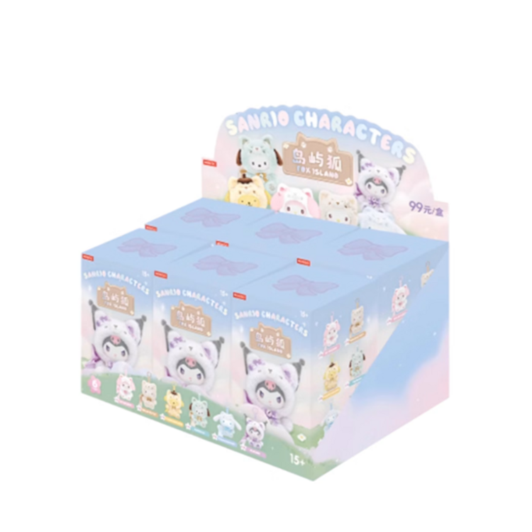 MINISO - SANRIO CHARACTERS [FOX ISLAND] - PLUSH DOLL KEYCHAIN BLINDBOX