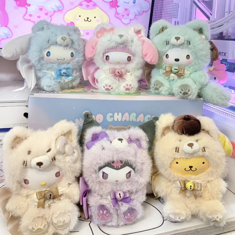 MINISO - SANRIO CHARACTERS [FOX ISLAND] - PLUSH DOLL KEYCHAIN BLINDBOX