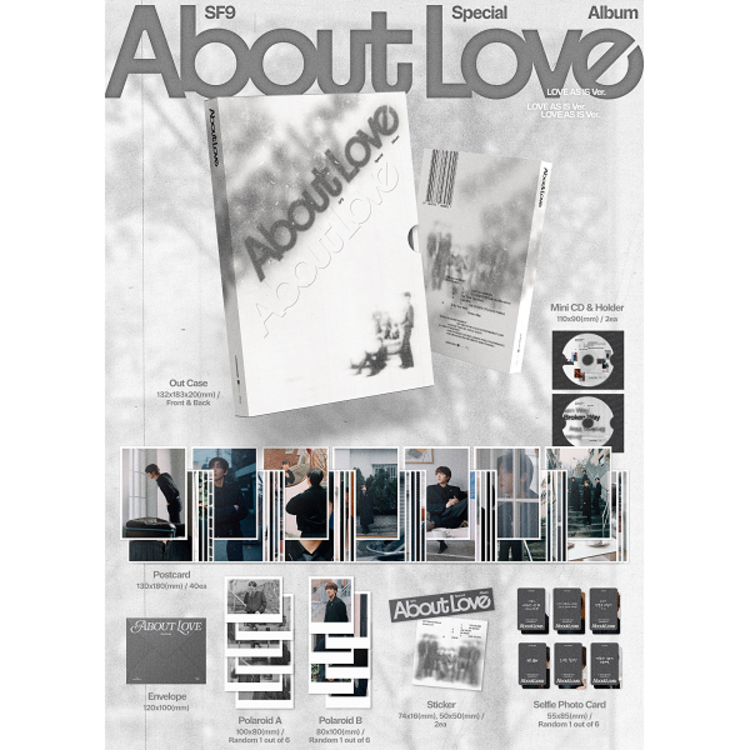 [PREORDER] SF9 (에스에프나인) - ABOUT LOVE - [LOVE AS IS VER.] - SPECIAL ALBUM