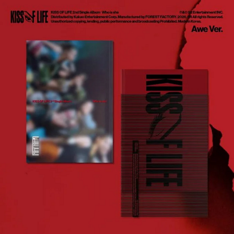 [PREORDER] KISS OF LIFE (키스 오브 라이프) - WHO IS SHE - [AWE VER.] - 2ND SINGLE ALBUM