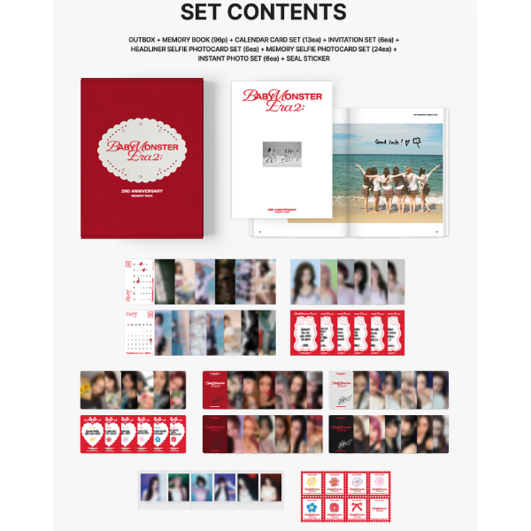 [PREORDER] BABYMONSTER (베몬) - [BABYMONSTER ERA 2] 2ND ANNIVERSARY PACK + [WEVERSE GIFT]
