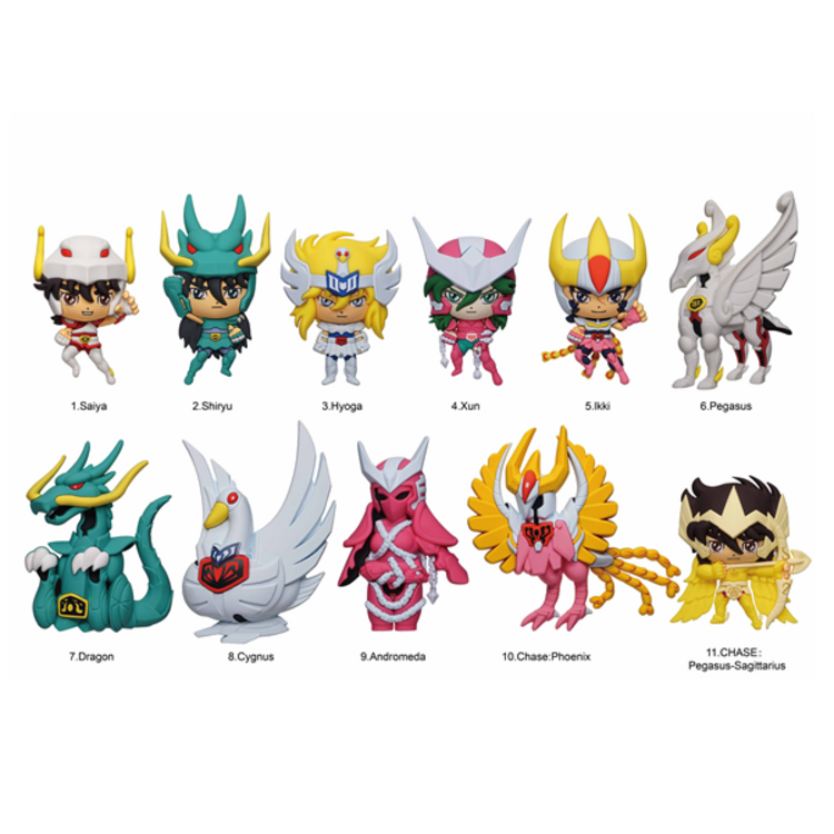 MONOGRAM - SAINT SEIYA [KNIGHTS OF THE ZODIAC] - BLIND BAG 3D KEYCHAIN