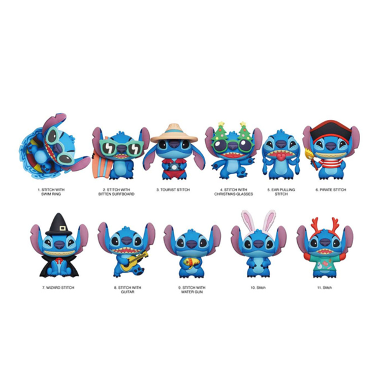 MONOGRAM - STITCH [IN COSTUME] - BLIND BAG 3D KEYCHAIN