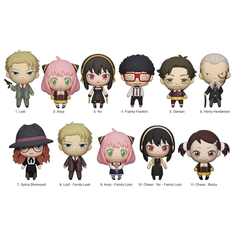 MONOGRAM - SPY X FAMILY [SERIES 1] - BLIND BAG 3D KEYCHAIN