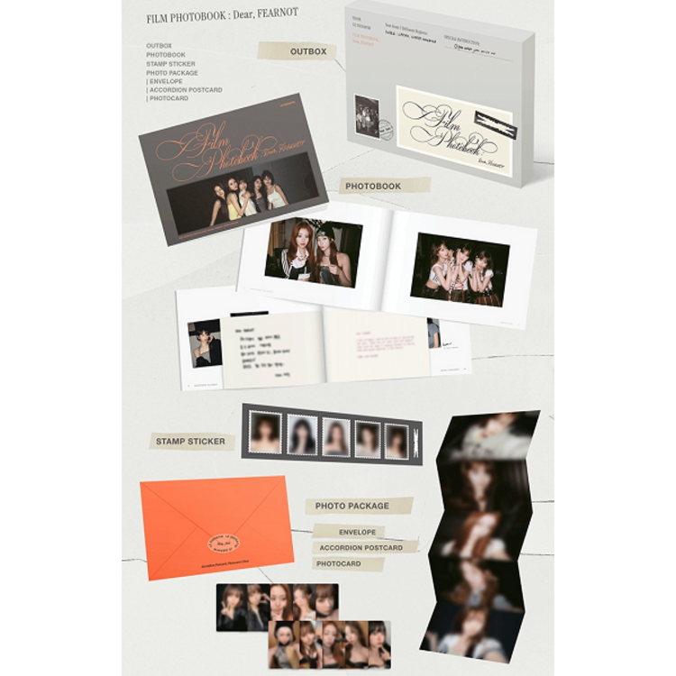 LE SSERAFIM (르세라핌) - FILM PHOTOBOOK "DEAR, FEARNOT" + [WEVERSE GIFT]²