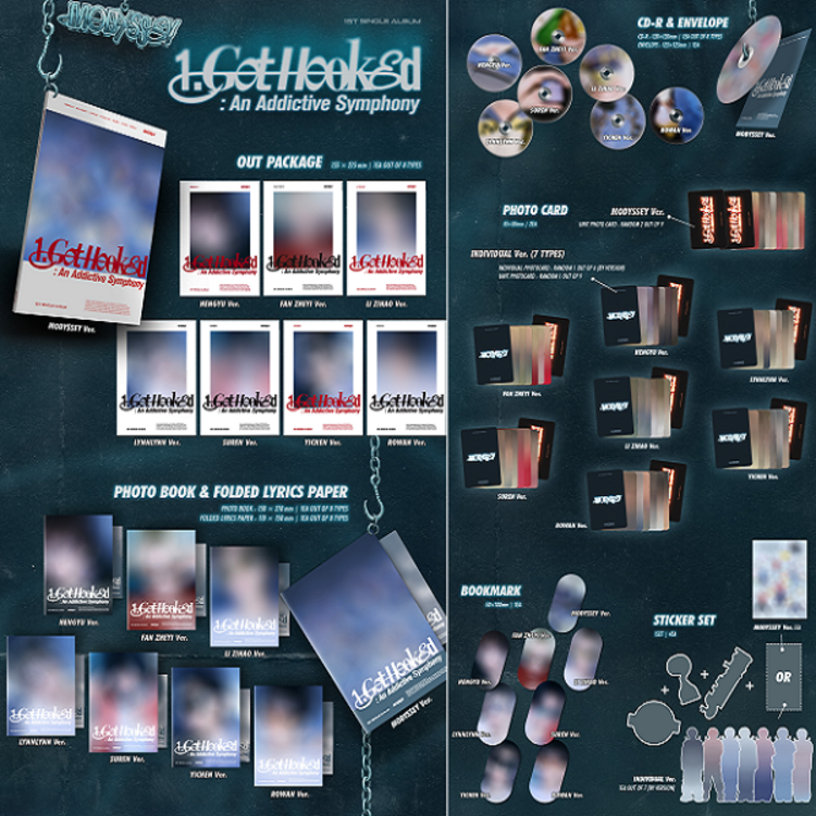 [PREORDER] MODYSSEY (모디세이) - 1.GOT HOOKED : AN ADDICTIVE SYMPHONY - 1ST SINGLE ALBUM