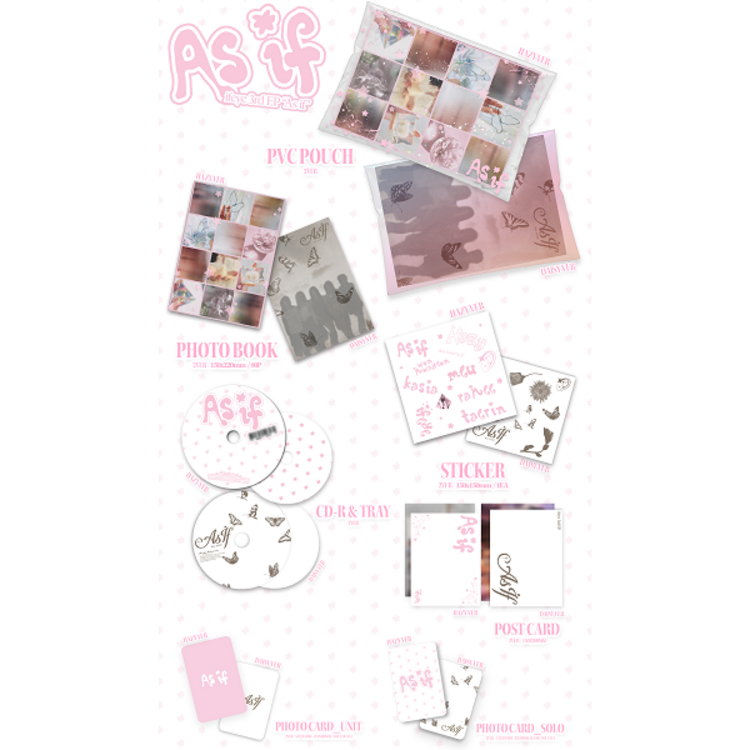 [PREORDER] IFEYE (이프아이) - AS IF - [PHOTOBOOK VER.] - 3RD EP