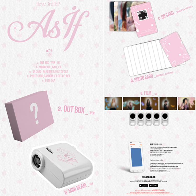 [PREORDER] IFEYE (이프아이) - AS IF - [MINIBEAM VER.] - 3RD EP