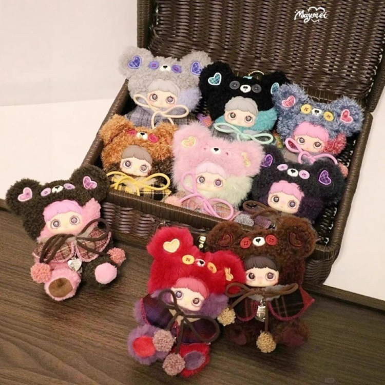 TOP TOY -  MAYMEI [TINY BEAR COOKIE] - PLUSH DOLL KEYCHAIN BLINDBOX