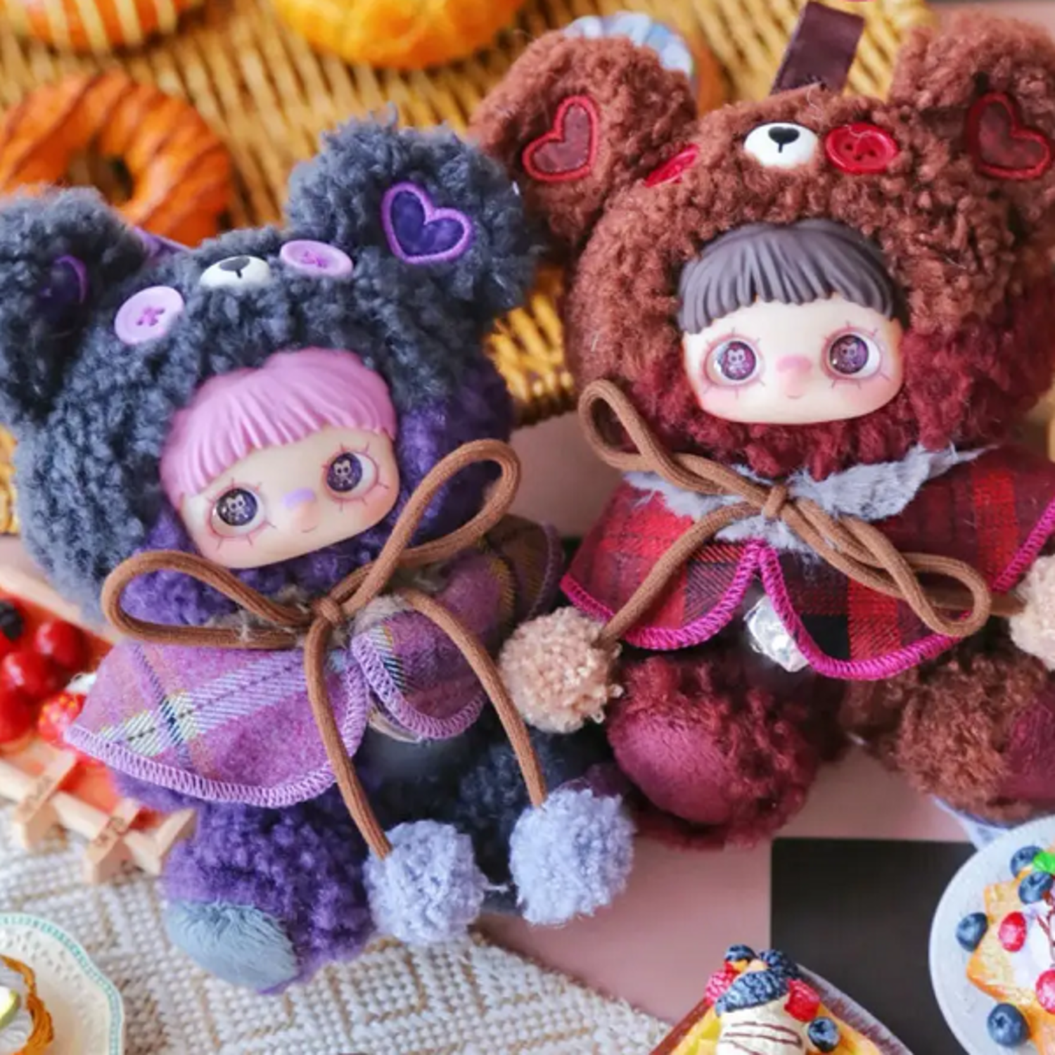 TOP TOY - MAYMEI [TINY BEAR COOKIE] - PLUSH DOLL KEYCHAIN BLINDBOX