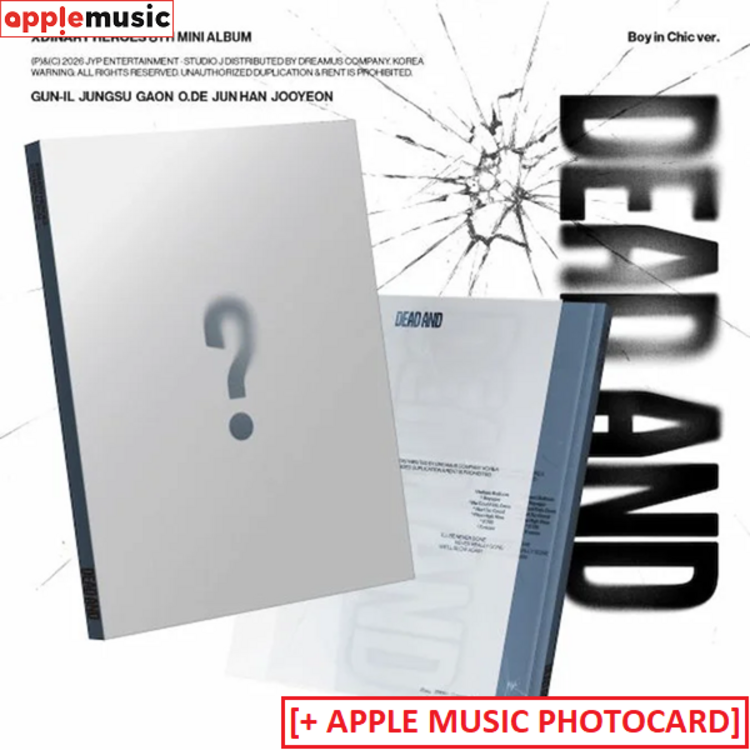 [PREORDER] XDINARY HEROES (엑스디너리 히어로즈) - DEAD AND - 8TH MINI ALBUM + [APPLE MUSIC PHOTOCARD]