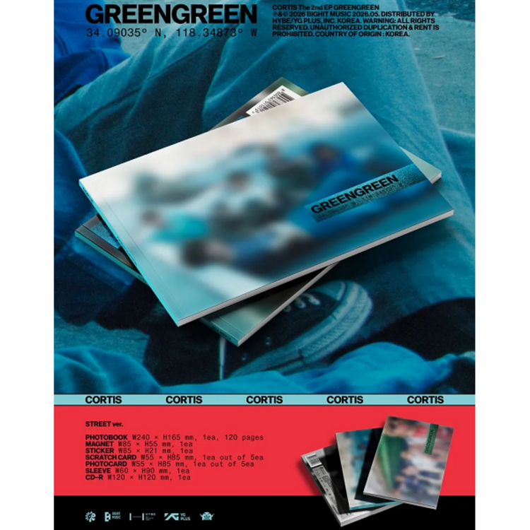 [PREORDER] CORTIS (코르티스) - GREENGREEN - 2ND EP