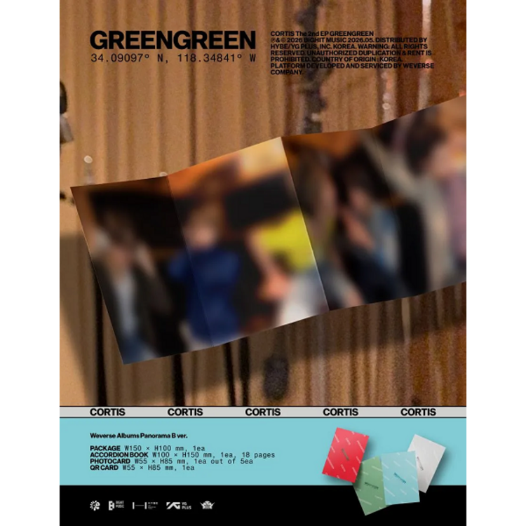 [PREORDER] CORTIS (코르티스) - GREENGREEN - [WEVERSE ALBUM] - 2ND EP