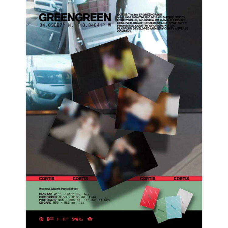 [PREORDER] CORTIS (코르티스) - GREENGREEN - [WEVERSE ALBUM] - 2ND EP