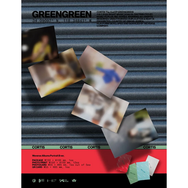 [PREORDER] CORTIS (코르티스) - GREENGREEN - [WEVERSE ALBUM] - 2ND EP