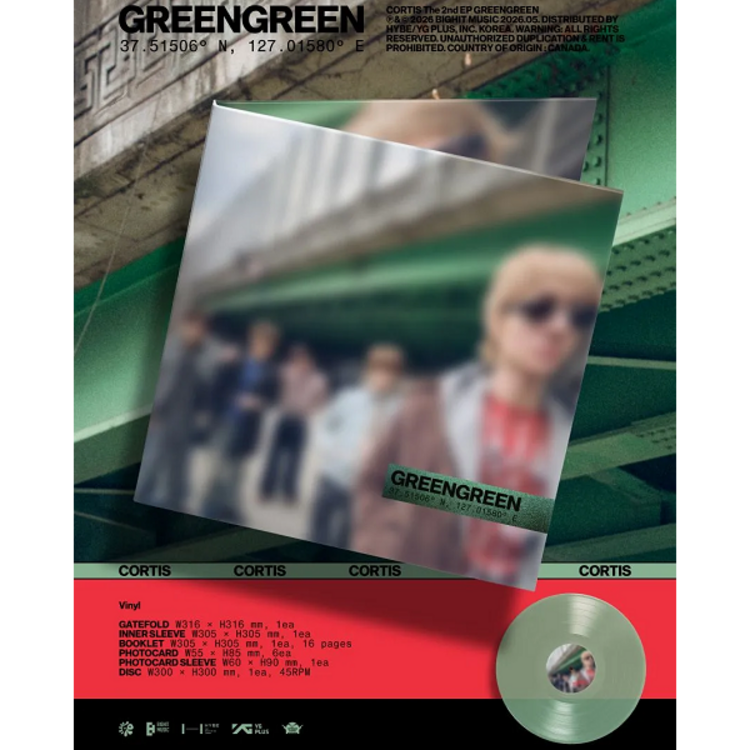 [PREORDER] CORTIS (코르티스) - GREENGREEN - 2ND EP (VINYL)