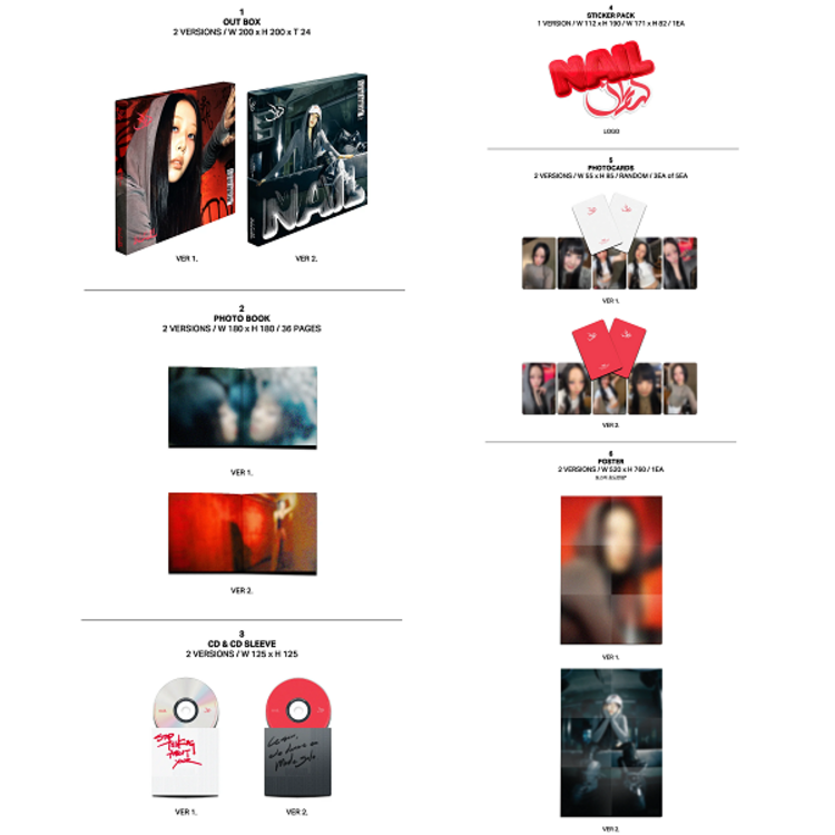 [PREORDER] YVES (이브) - NAIL - [DELUXE VER.] - 4TH EP