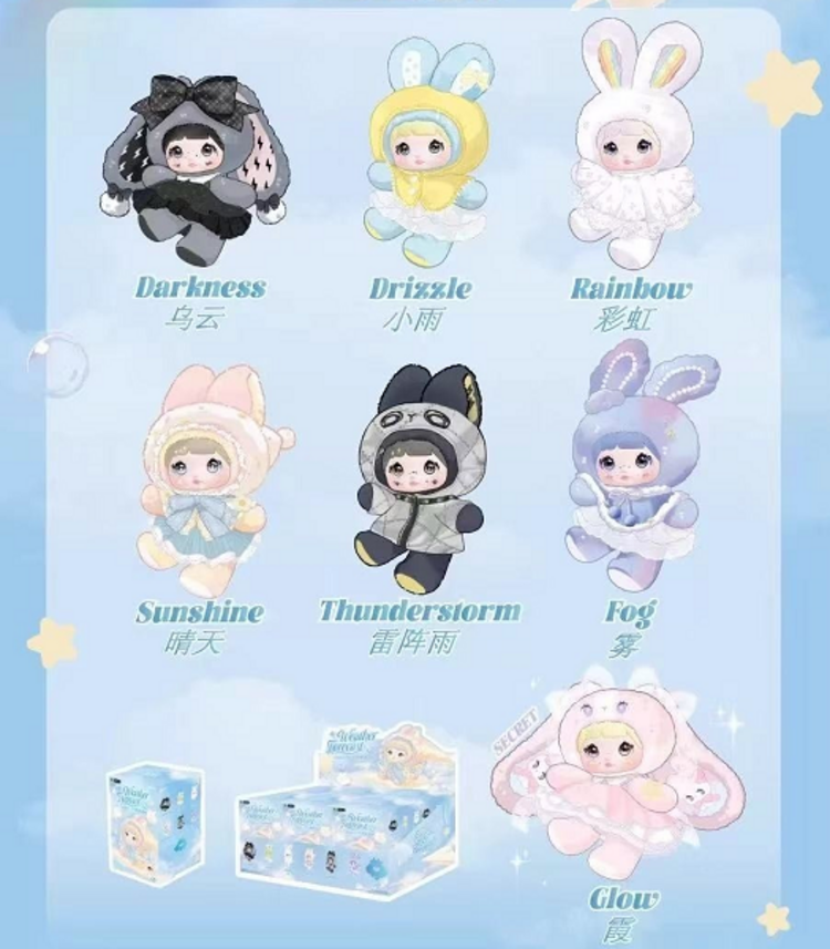 TOP TOY X SURE FUN - NOMMI [WEATHER FORECAST] - VINYL PLUSH BLINDBOX