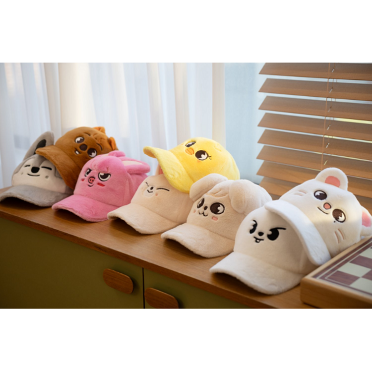 [PREORDER] STRAY KIDS (스트레이 키즈) - [6TH FANMEETING : STAY IN OUR LITTLE HOUSE] SKZOO PLUSH CAP