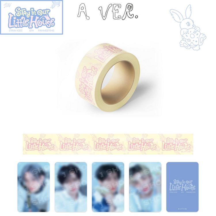 [PREORDER] STRAY KIDS (스트레이 키즈) - [6TH FANMEETING : STAY IN OUR LITTLE HOUSE] BOX TAPE SET