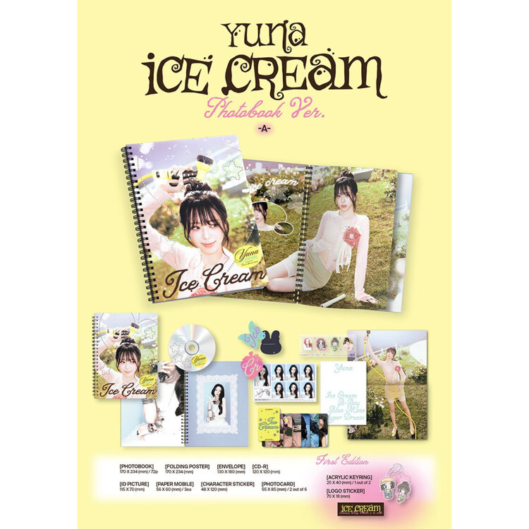 YUNA (신유나) [ITZY] - ICE CREAM - [PHOTOBOOK VER.] - 1ST EP