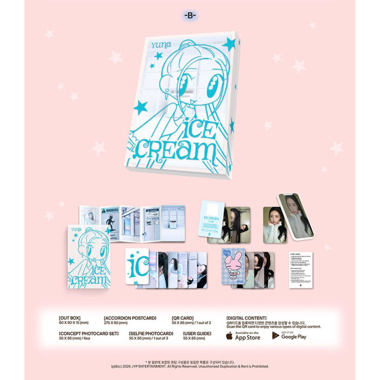 YUNA (신유나) [ITZY] - ICE CREAM - [POCA ALBUM] - 1ST EP