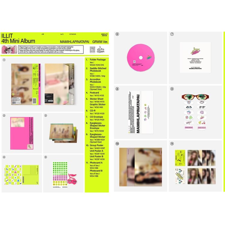 [PREORDER] ILLIT (아일릿) - MAMIHLAPINATAPAI - 4TH MINI ALBUM + [APPLE MUSIC PHOTOCARD]