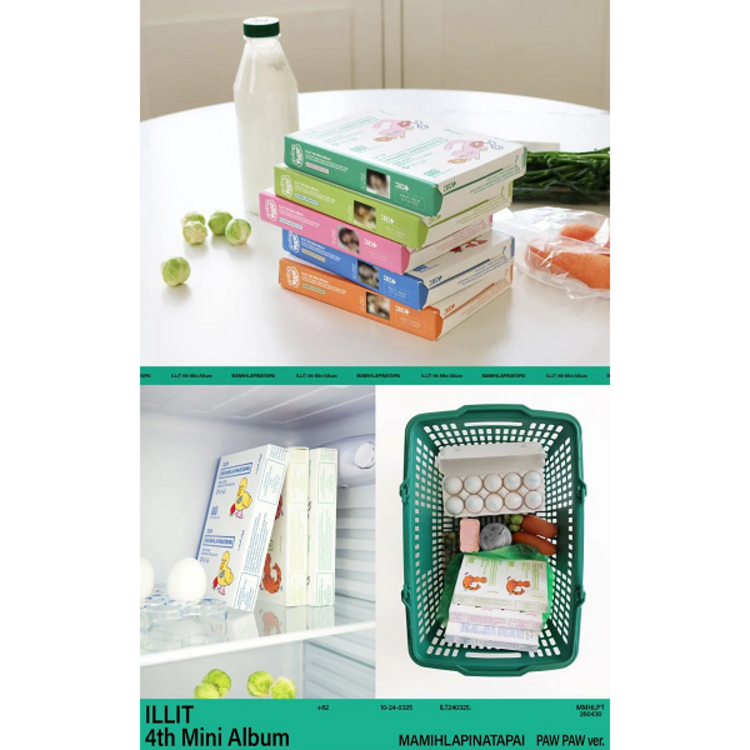 [PREORDER] ILLIT (아일릿) - MAMIHLAPINATAPAI - [PAW PAW VER.] - 4TH MINI ALBUM + [APPLE MUSIC PHOTOCARD]
