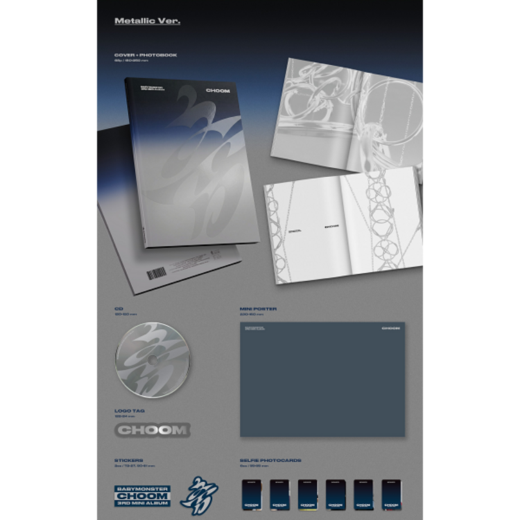 [PREORDER] BABYMONSTER (베몬) - CHOOM - 3RD MINI ALBUM