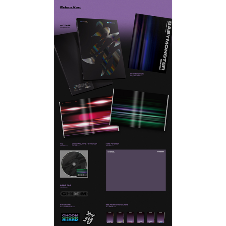 [PREORDER] BABYMONSTER (베몬) - CHOOM - 3RD MINI ALBUM