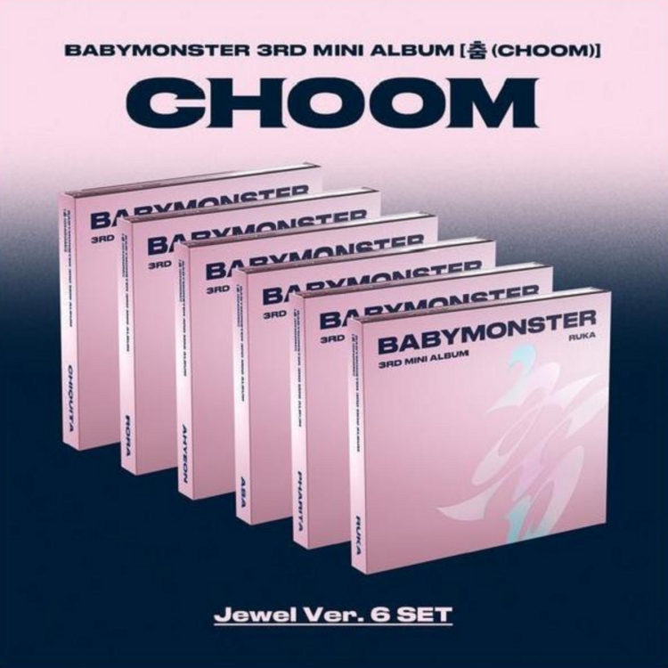 [PREORDER] BABYMONSTER (베몬) - CHOOM - [JEWEL VER.] - 3RD MINI ALBUM
