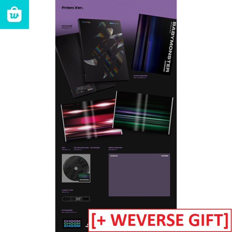 [PREORDER] BABYMONSTER (베몬) - CHOOM - 3RD MINI ALBUM + [WEVERSE GIFT]