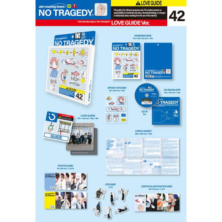 [PREORDER] TWS (투어스) - NO TRAGEDY - 5TH MINI ALBUM