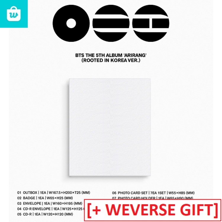 BTS (방탄소년단) - ARIRANG - 5TH ALBUM + [WEVERSE GIFT]