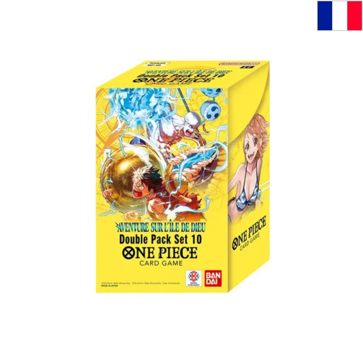BANDAI ONE PIECE TCG - DOUBLE PACK SET 10 [DP10] "AVENTURE SUR L'ILE DE DIEU" (FR)