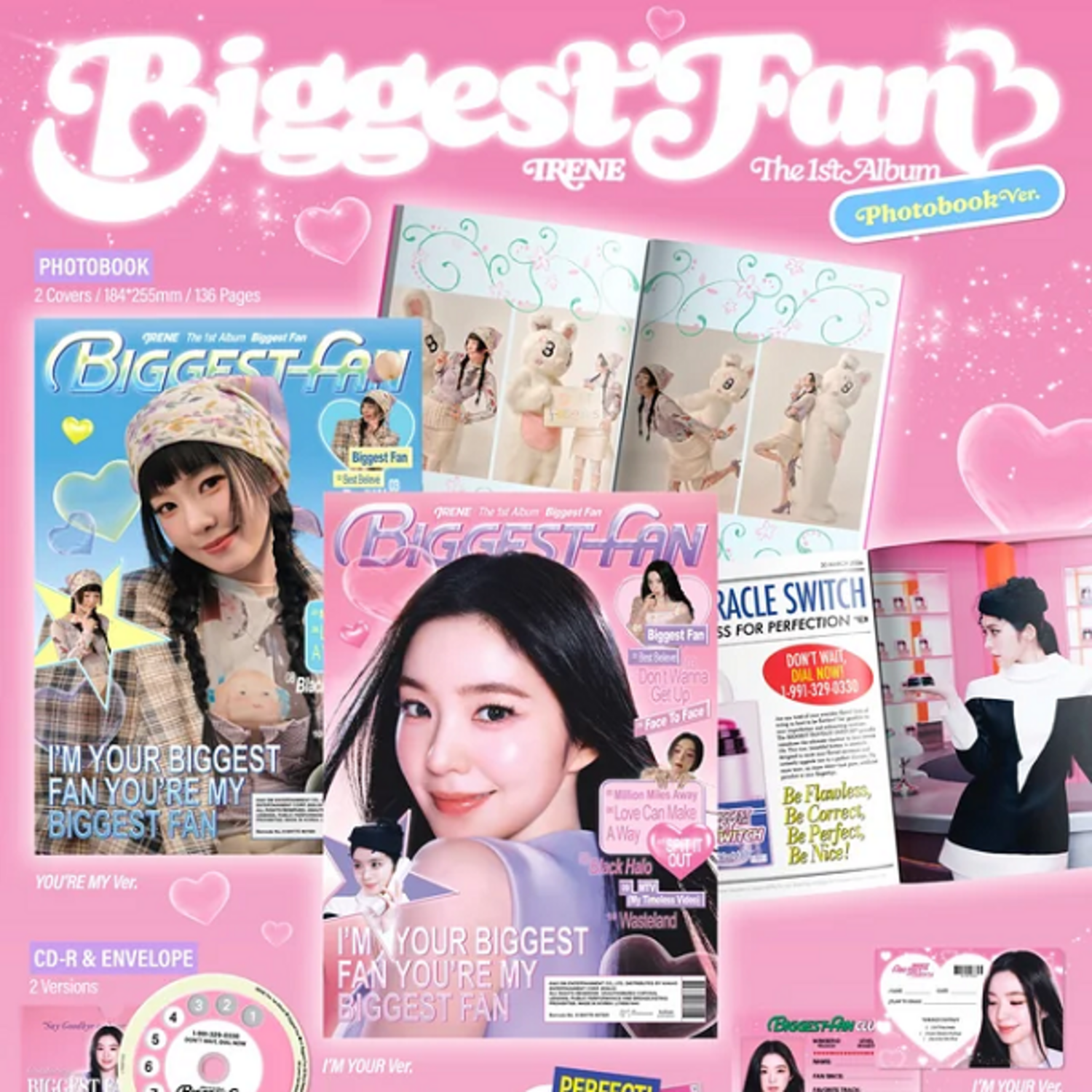 IRENE - BIGGEST FAN - [PHOTOBOOK VER.] - 1ST FULL ALBUM - SUPER